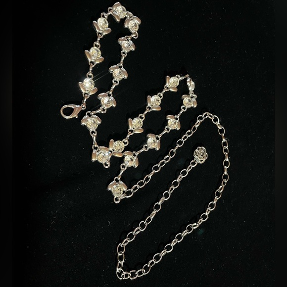 Brighton Rhinestone Chain Belt - Picture 5 of 11